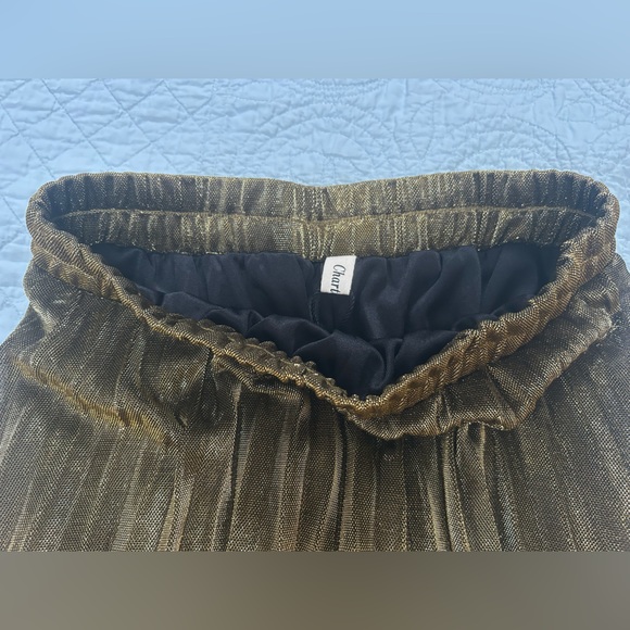 Chartou Gold Shimmer Skirt - Picture 3 of 5